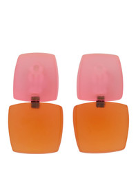 Monies Pink And Orange Izzy Earrings