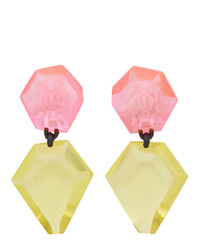 Monies Pink And Yellow Riley Earrings