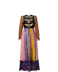 Multi colored Embellished Evening Dress