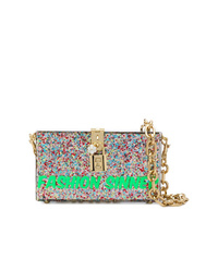 Multi colored Embellished Sequin Clutch
