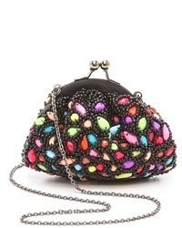 Multi colored Embroidered Clutch