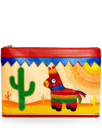 Charlotte Olympia Embroidered Mexicana Ari Clutch