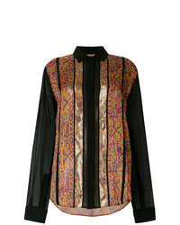 Multi colored Embroidered Dress Shirt
