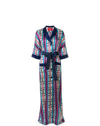Multi colored Embroidered Evening Dress