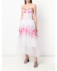 Ermanno Scervino Embroidered Bustier Gown