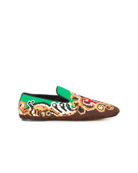 Loewe Embroidered Slippers