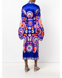 Yuliya Magdych Delight Embroidered Wrap Dress