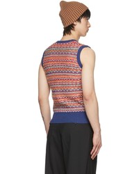 Aspesi Multicolor Jacquard Vest