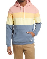 Marine Layer Colorblock Pullover Hoodie In Rosette At Nordstrom