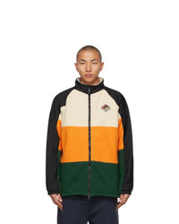 Burberry Off White And Orange Ecclesford Jacket