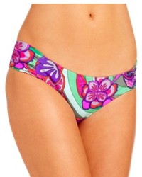 Raisins Tropical Floral Print Bikini Bottom Swimsuit