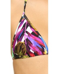 Milly Brushstroke Print Biarritz Bikini Top
