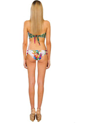 Caffe Swimwear Bandeau Bikini In Colorful Floral Print