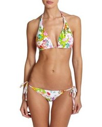 Shoshanna Floral String Bikini Top