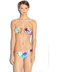Milly Cabana Tropical Orchid Barbados Bandeau Bikini Top