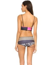Clover Canyon Scribble Scarf Bikini Top