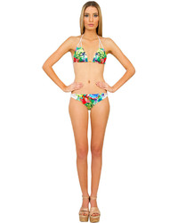 Caffe Swimwear Triangle Bikini In Floral Print