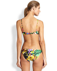 Milly Underwire Tropical Print Bikini Top