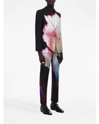 Alexander McQueen Solarised Flower Single Breasted Blazer
