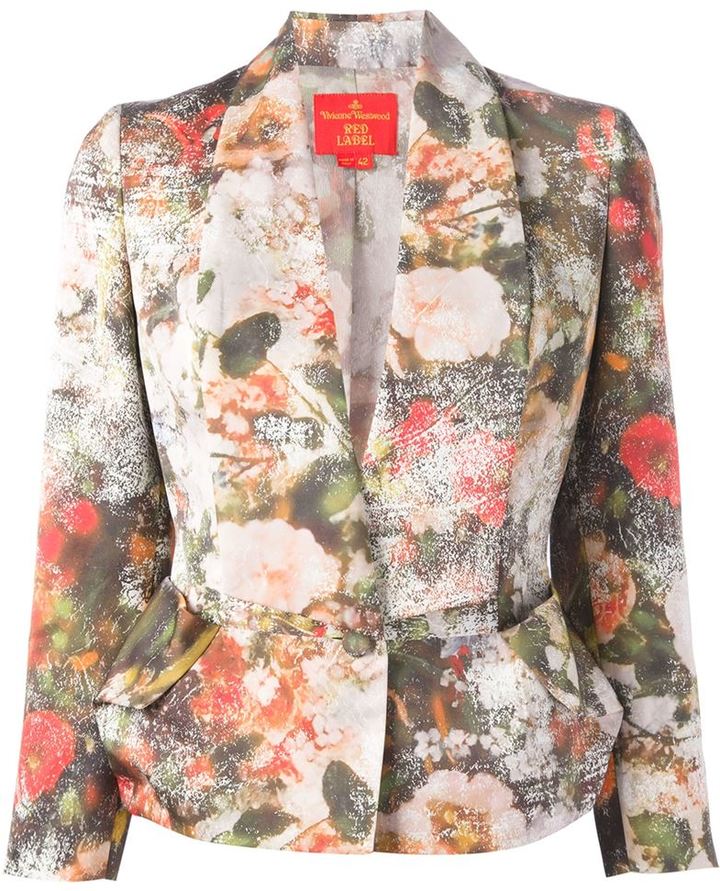 Vivienne Westwood Floral Print Blazer, $1,266 | farfetch.com ...
