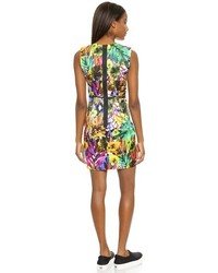 Milly Tropical Print Angular Dress