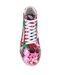 Kenzo X Vans Sk8 Hi Tulipes Sneakers