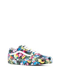 Kenzo X Vans Floral Print Old Skool Sneakers