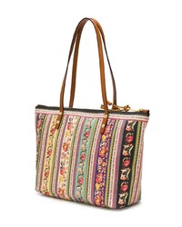Etro Floral Folk Print Shopper Bag