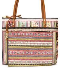 Etro Floral Folk Print Shopper Bag