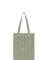 A.P.C. Green Floral Lou Tote