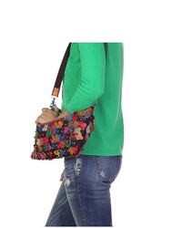 Amerileather Hana Studded Floral Convertible Clutch