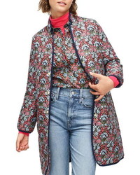 J.Crew Liberty Floral Quilted Puffer Jacket With Primaloft