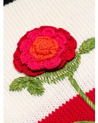 RED Valentino Crochet Flower Jumper