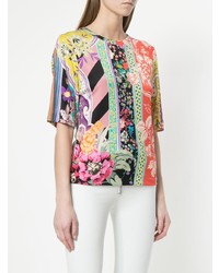 Etro Floral Paisley Print T Shirt