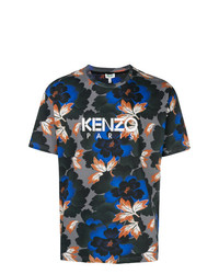 Kenzo Indonesian Flower Printed T Shirt