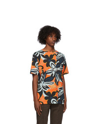Dries Van Noten Multicolor Graphic Round Neck T Shirt