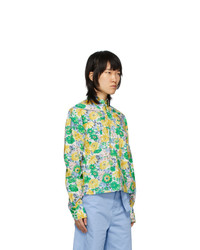Plan C Multicolor Floral Shirt