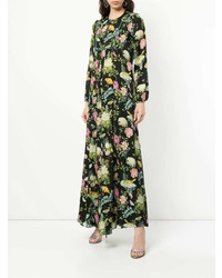 Vilshenko Floral And Butterfly Gown