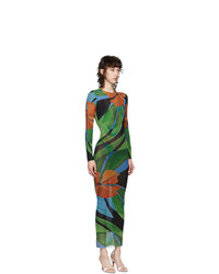 Louisa Ballou Multicolor High Tide Double Layer Dress