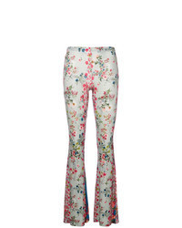 Multi colored Floral Flare Pants