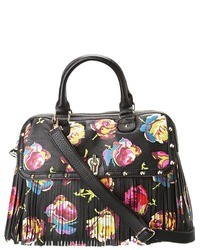 Betsey Johnson Fringy Floral Dome Satchel Bags And Luggage