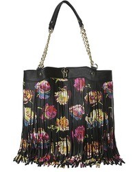 Betsey Johnson Fringy Floral Tote Handbags