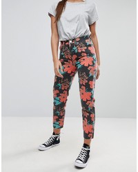 Multi colored Floral Jeans