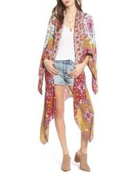 Multi colored Floral Kimono