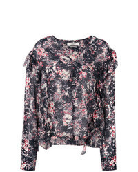 Multi colored Floral Long Sleeve Blouse