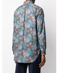 Engineered Garments Floral Long Sleeve Shirt