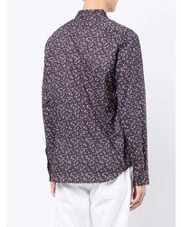 PS Paul Smith Floral Print Cotton Shirt