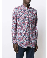 Engineered Garments Floral Print Long Sleeve Shirt