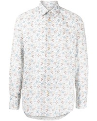 Paul Smith Long Sleeve Floral Print Shirt