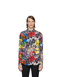 Versace Multicolor Flower Shirt